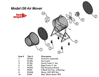 Heat Wagon i36 parts listing