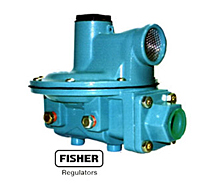 Fisher R522BCF gas regulator